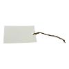 Picture of 8 x merry christmas white gift tags white with gold lettering