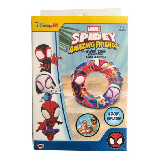 Picture of marvel spiderman swim ring age 3-6 years spider-man rubber ring
