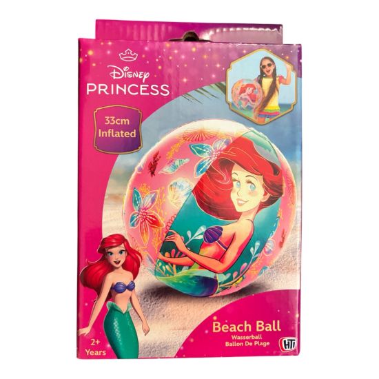Picture of Inflatable Beach Ball Disney Princesses Aurora Ariel Age 3+ NEW 33 cm