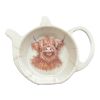 Picture of Tea Bag Tidy Holder  Highland Cow Melamine Dish Rest highland cow design