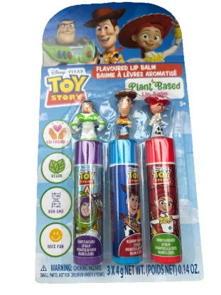 Picture of Toy Story 5 Flavoured Lip Balm Trio Set Plant Based