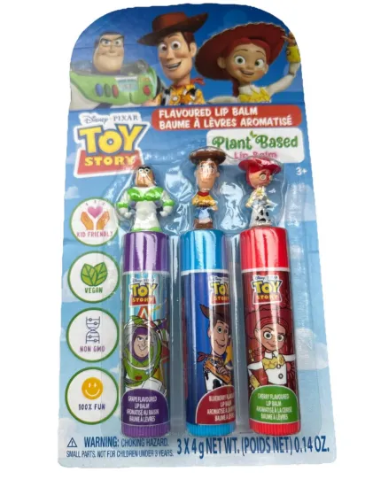 Picture of Toy Story 5 Flavoured Lip Balm Trio Set Plant Based