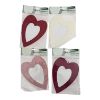 Picture of ZWEIGART DECO-PASSEPARTOUT heartFRAMES for cross stitch choose red cream pink