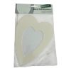 Picture of ZWEIGART DECO-PASSEPARTOUT heartFRAMES for cross stitch choose red cream pink