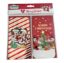 Picture of 4 x Disney Mickey & Minnie Mouse Christmas Money Wallets Newstripy red gold and Merry Christmas tree