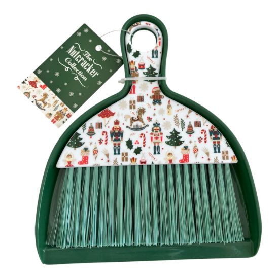 Picture of the nutcracker mini dustpan and brush  chrtistmas cleaning