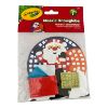 Picture of Crayola CHRISTMAS MOSAIC SNOWGLOBE Kids Craft Set NEW