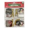 Picture of 40 x Christmas winter scene santa style Christmas Gift Tags 4 designs NEW