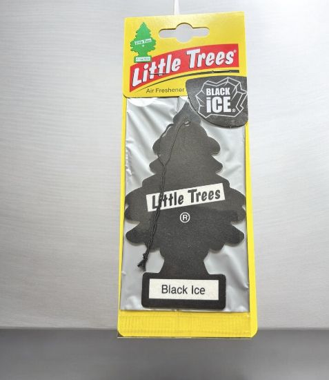 Picture of black Tree cr Air Freshener Black ICE NEW little trees
