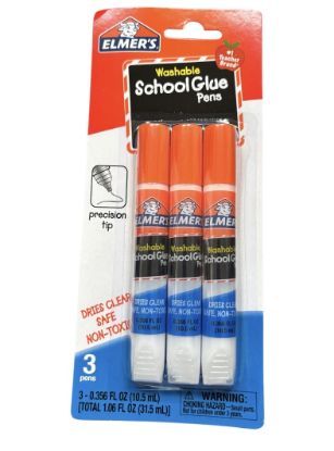 Picture of 3 x  ELMER'S GLUE PENS  boxed washable school glue pens