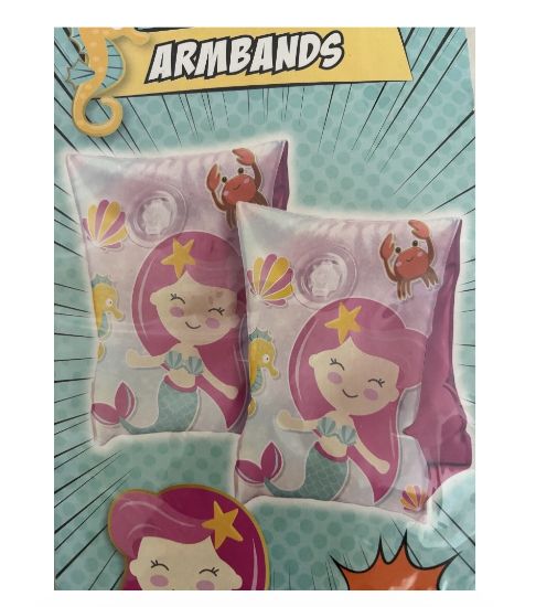 Picture of lilac Mermaid ARMBANDS MERMAID inflatable swim arm bands arm bands age 3-6 years