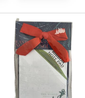 Picture of Lang Anchors Away Ribbon Notepad by Tim Coffey, 4.25x6.25", 100 Sheets