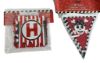 Picture of Pirate Party Banner Pack Bunting Garland Boys Birthday red black white
