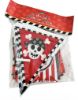 Picture of Pirate Party Banner Pack Bunting Garland Boys Birthday red black white