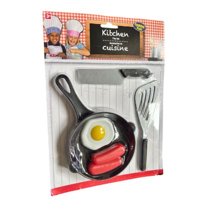 Picture of Kids toy Frying pan ansd utensils egg sausagesBoxed Toy New -