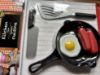 Picture of Kids toy Frying pan ansd utensils egg burger patty Boxed Toy New - copy