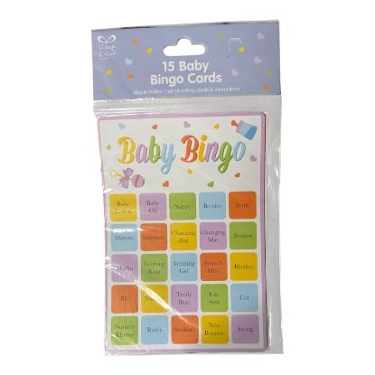 Picture of 15 BABY SHOWER PARTY BINGO GAME 15 x Sheets NEW