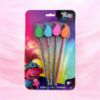 Picture of 4 x Disney TROLLS Pencils with Toppers mix and match Colourful Troll Pencils