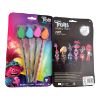 Picture of 4 x Disney TROLLS Pencils with Toppers mix and match Colourful Troll Pencils