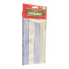 Picture of 80 x Printed Paper Chains Christmas Craft Christmas Paper Chains blue & silver