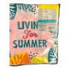 Picture of 15 x summer party napkins Living for summer tropical leaf design