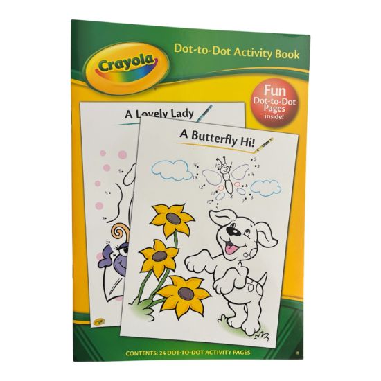 Picture of crayola dot to dot book A4 paperback