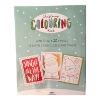 Picture of Elf Design Christmas Colouring Book A4 with foil pages