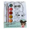 Picture of lol surprise painting set with brush sheets and pallete of paints