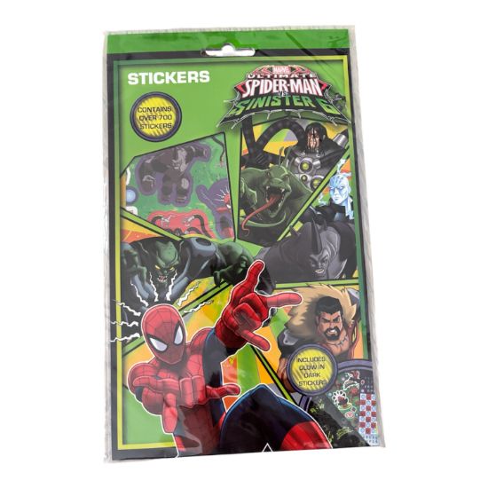 Picture of 700 x Marvel Ultimate Spiderman V Sinister 6  Stickers NEW