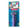 Picture of 6 colour pen Robot design Purple with 6 colour inks New
