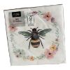 Picture of 20 x paper napkins Decoupage Bumblebee & flowers bee napkins