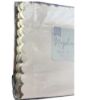 Picture of 15 x Scalloped pink peach Paper NAPKINS WITH SCALLOPED Gold edges 33 x 33cm NEW