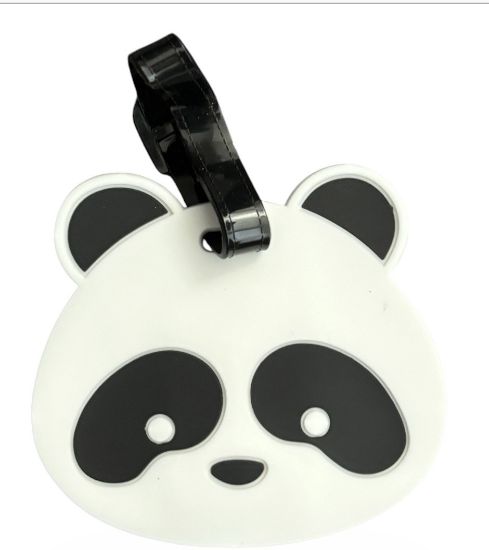Picture of panda luggage tag