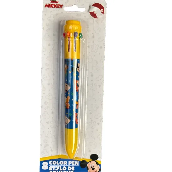 Picture of Disney Mickey Mouse & Friends 8 Colour   Pen Assorted Ink New mickey mouse 8 colour pen