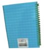 Picture of ROBOT BLUE Raised A5 Spiral Kids Notebook hardcover 40 Stickers 50 sheets NEW